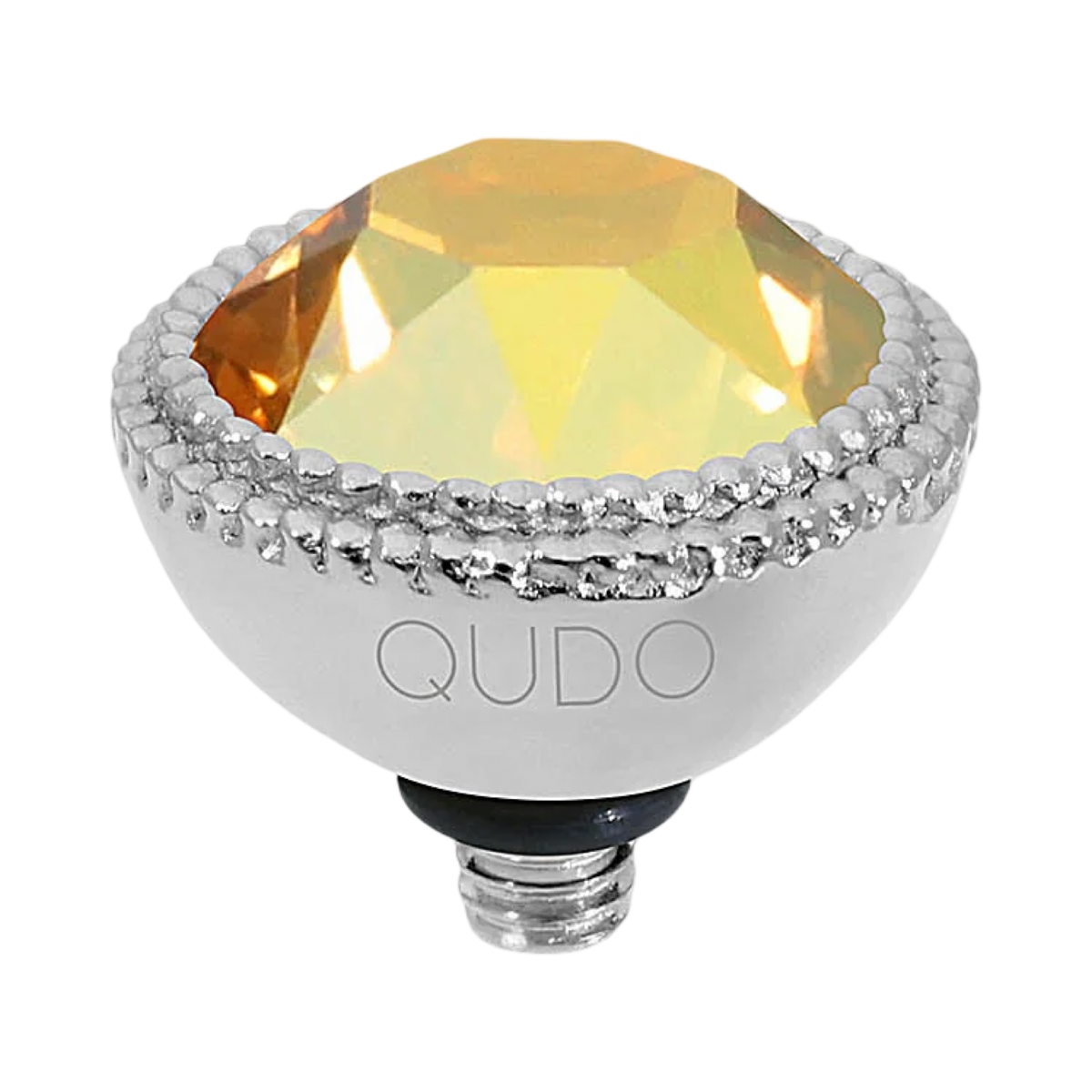 QUDO Fabero Crystal Jewelry Topper – Silver