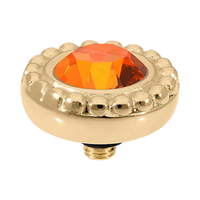 QUDO Ghiare Crystal Jewelry Topper – Gold