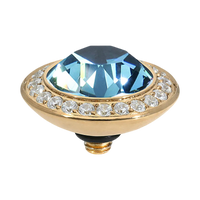 QUDO Tondo Deluxe Interchangeable Jewelry Topper | Gold