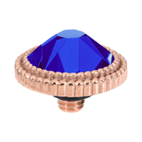 QUDO Fabero Crystal Jewelry Topper – Rose Gold
