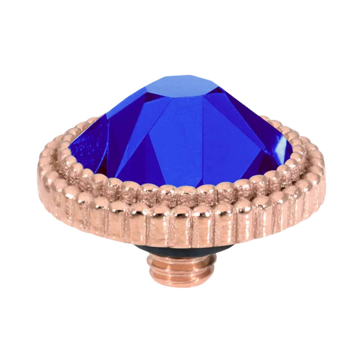 QUDO Fabero Crystal Jewelry Topper – Rose Gold