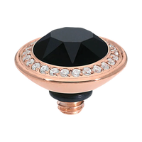 QUDO Tondo Deluxe Crystal Jewelry Topper – Rose Gold