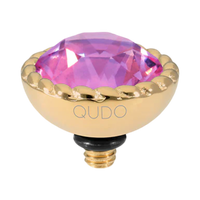 QUDO Bocconi Crystal Jewelry Topper – Gold