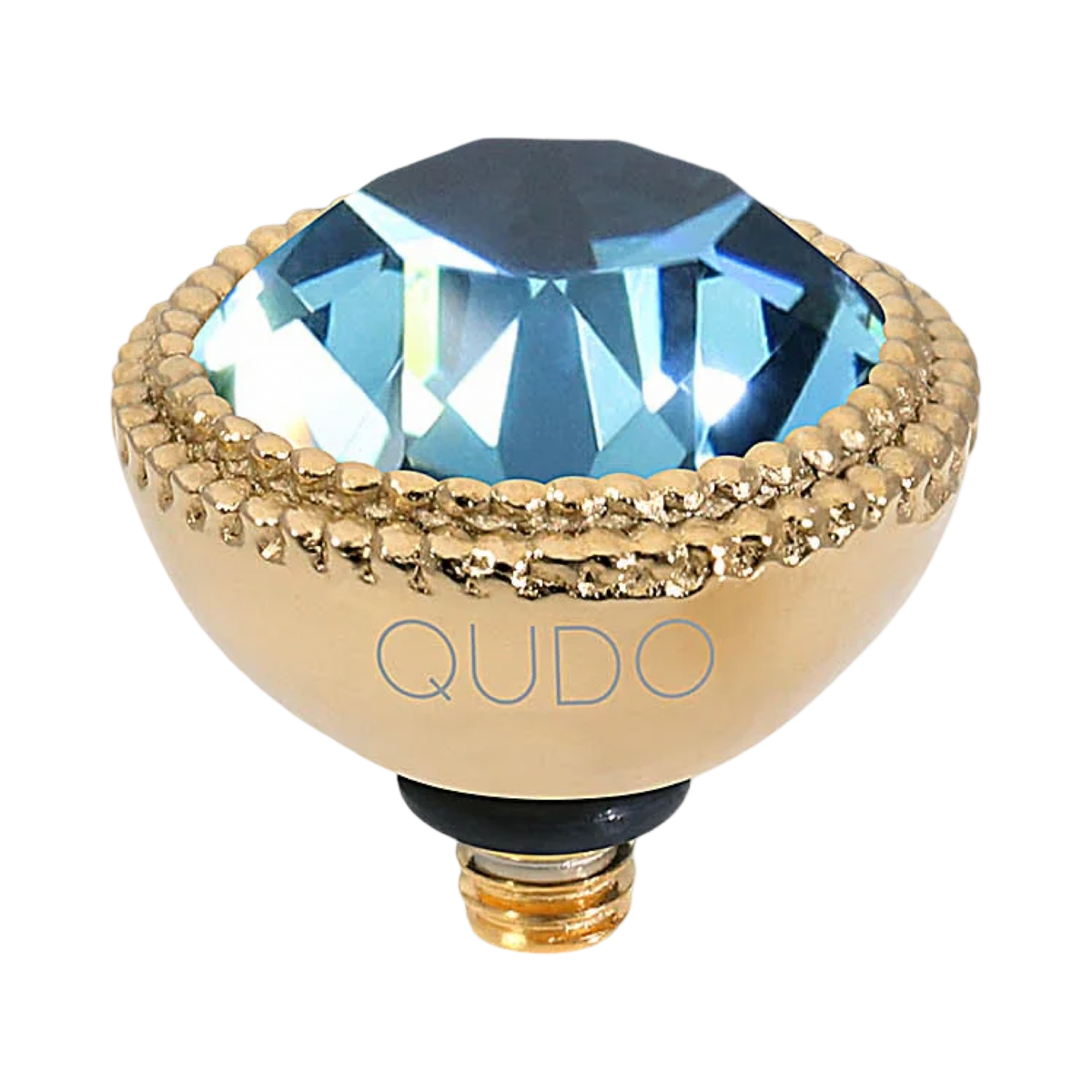 QUDO Fabero Crystal Jewelry Topper – Gold