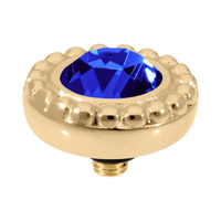 QUDO Ghiare Crystal Jewelry Topper – Gold