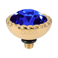 QUDO Bocconi Crystal Jewelry Topper – Gold