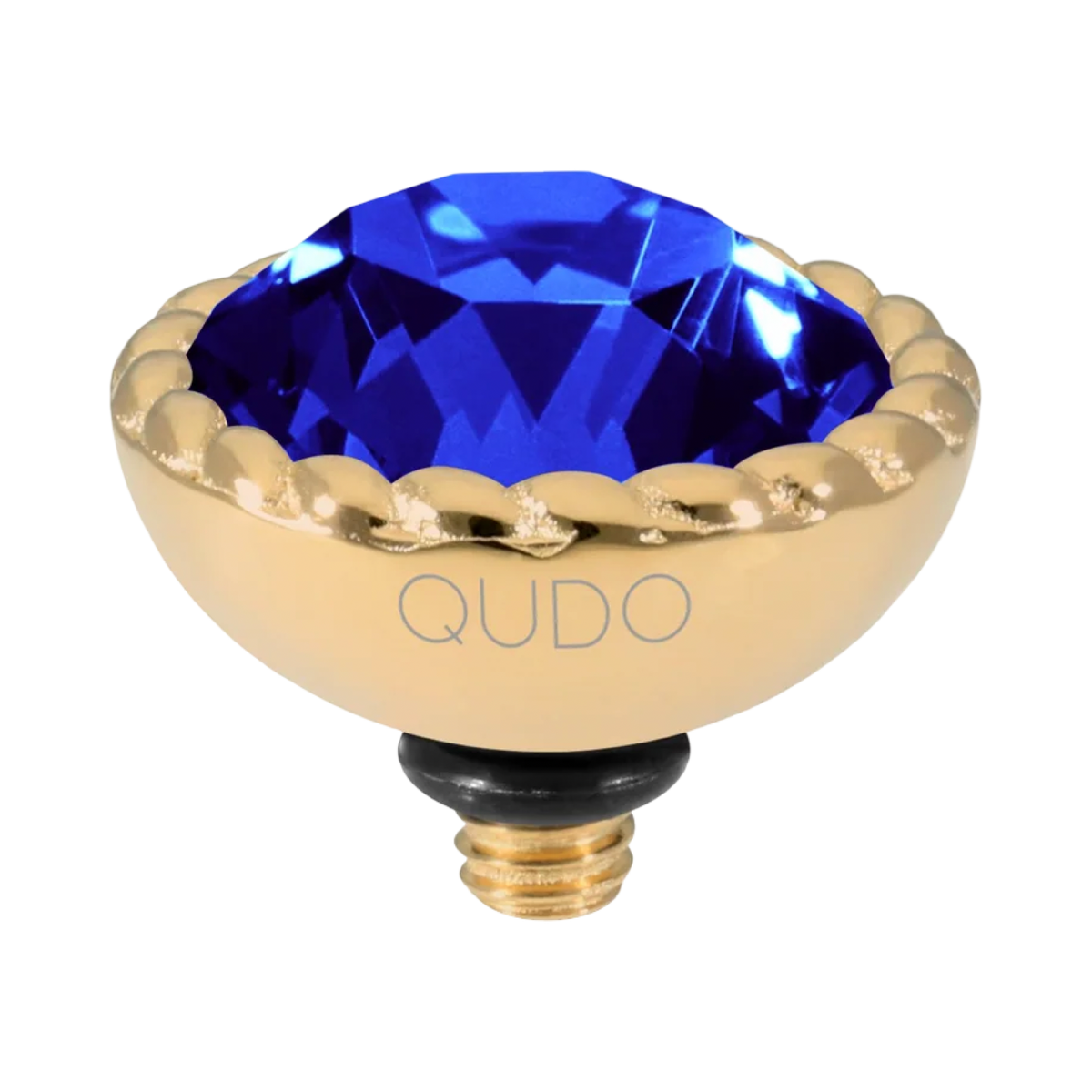 QUDO Bocconi Crystal Jewelry Topper – Gold