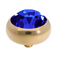 QUDO Sesto Crystal Jewelry Topper | Gold