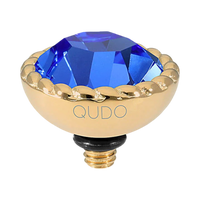 QUDO Bocconi Crystal Jewelry Topper – Gold