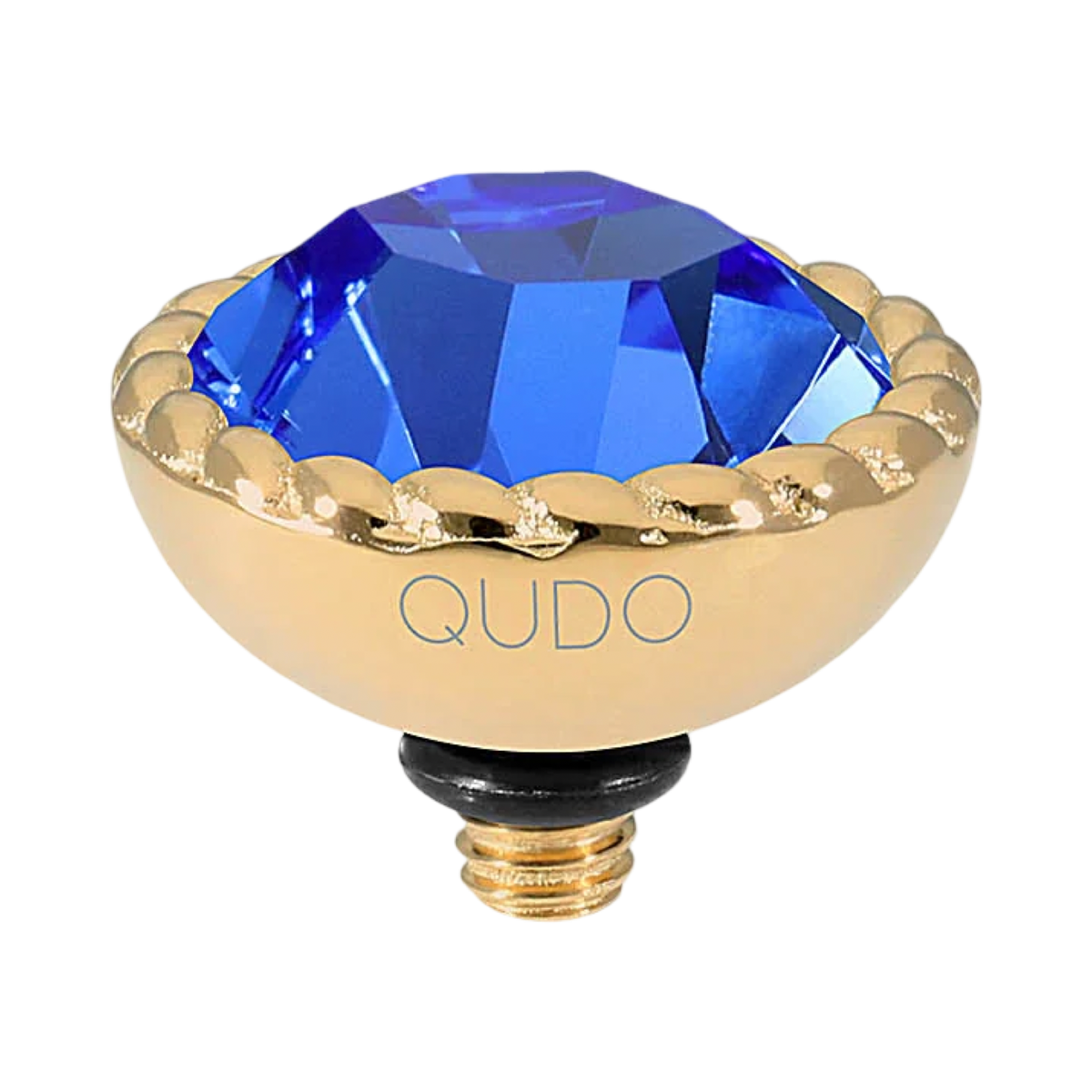 QUDO Bocconi Crystal Jewelry Topper – Gold