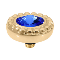 QUDO Ghiare Crystal Jewelry Topper – Gold