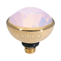 QUDO Bottone Crystal Jewelry Topper – Gold