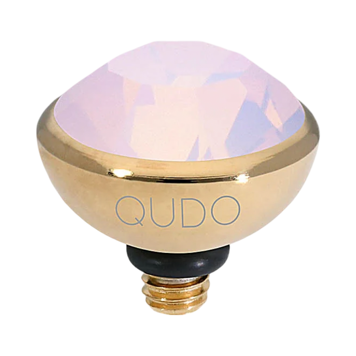QUDO Bottone Crystal Jewelry Topper – Gold