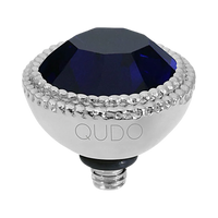 QUDO Fabero Crystal Jewelry Topper – Silver