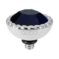 QUDO Bocconi Crystal Jewelry Topper – Silver