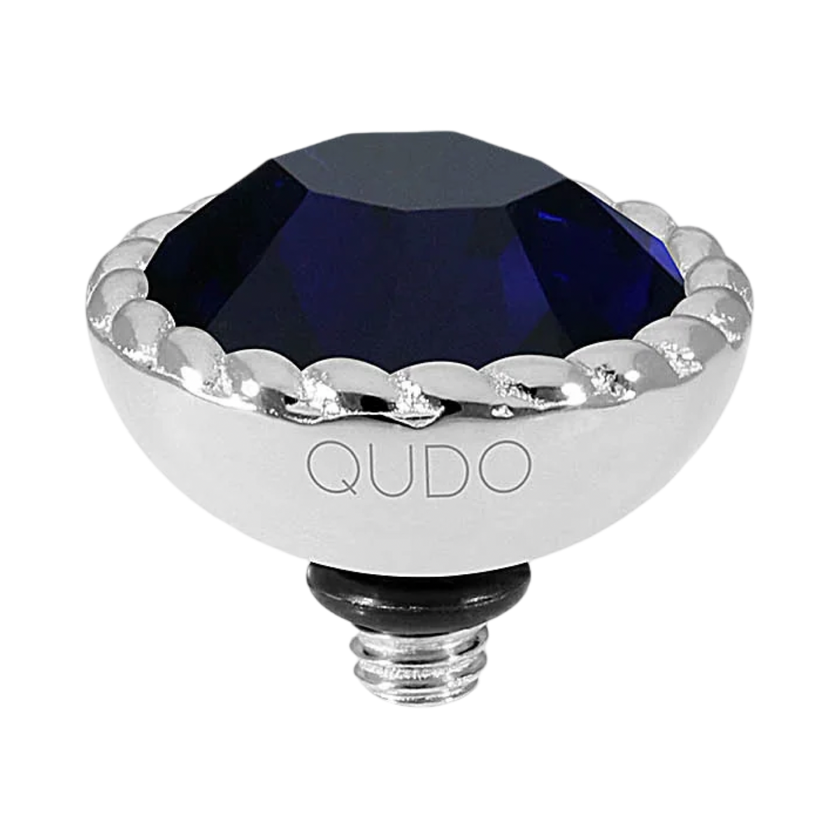 QUDO Bocconi Crystal Jewelry Topper – Silver