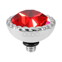 QUDO Bocconi Crystal Jewelry Topper – Silver