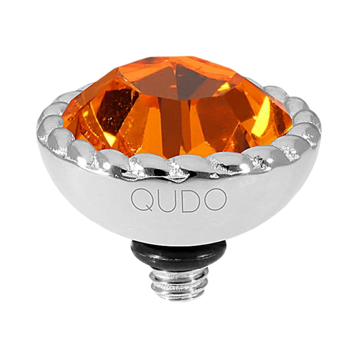QUDO Bocconi Crystal Jewelry Topper – Silver