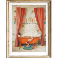 Janet Hill Princess Edwina Takes a bath art print 