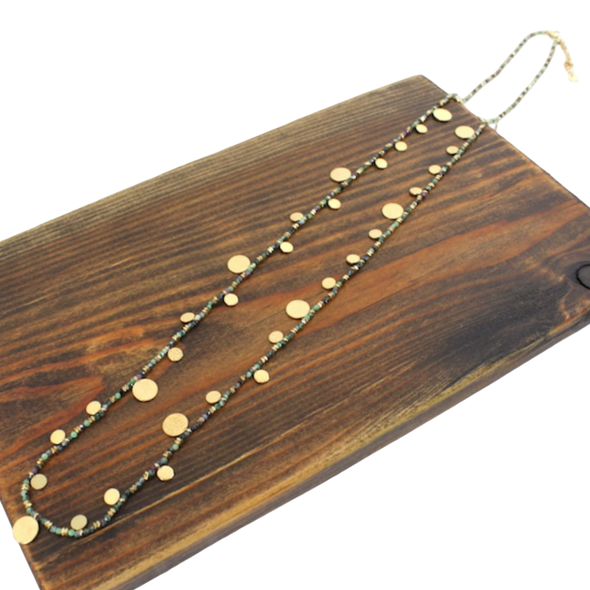 Jardin Vert Green Semi-Precious Stone Necklace | Oh, Meredith