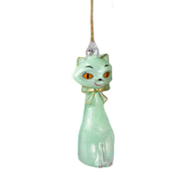 Kitschy Cody Foster Kitten Ornament Mint Green