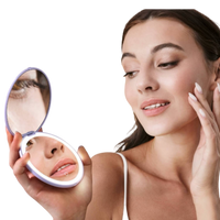 LED Compact Magnifying Mirror