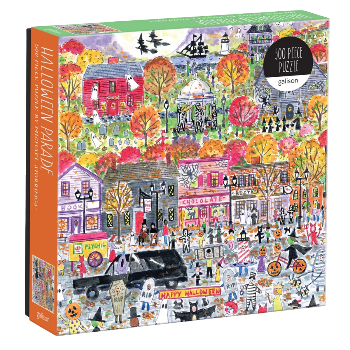 Michael Storrings Halloween Parade 500 Piece Puzzle
