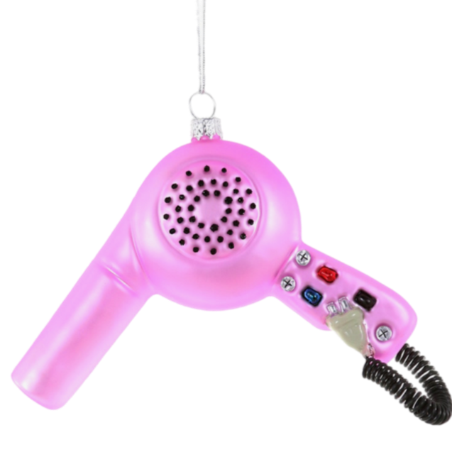 Pink Blow Dryer Cody Foster Ornament OhMeredith