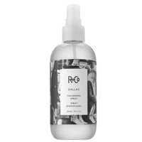 R+Co DALLAS spray, thickening blow dry spray, volume spray for big hair, Texas style hair spray, root lifting spray, smoothing volumizing spray, body building hair spray, blowout styling product, thick hair spray with shine, R+Co volume boost