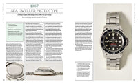Watch with text on a magazine layout