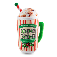Starbarks Peppermint Mocha holiday plush dog toy