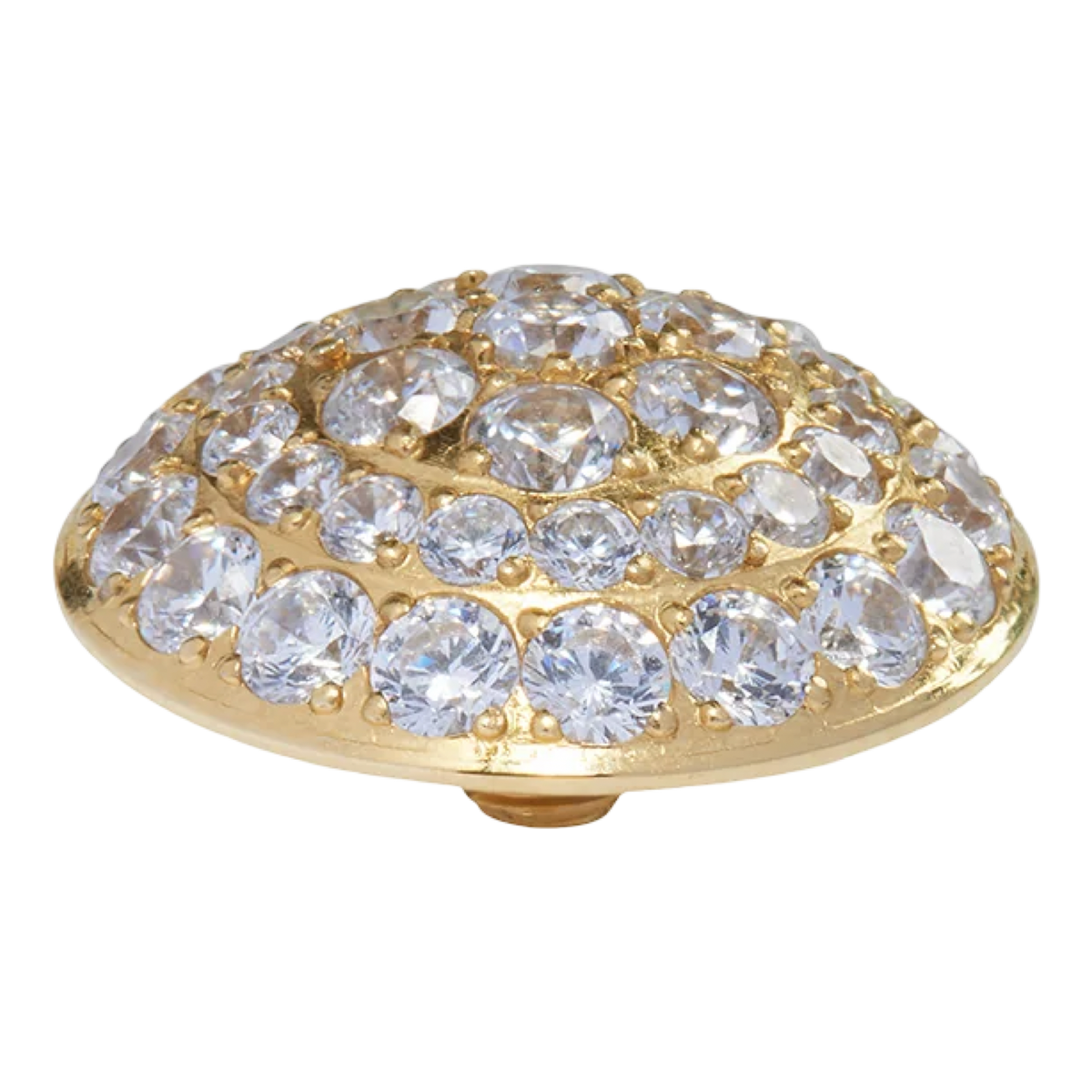 The QUDO Porto Cervo Top 13 mm in Gold brings timeless simplicity and warm sophistication to the Neutral Collection. Designed in polished gold-toned stainless steel, this interchangeable topper features a smooth rounded silhouette that layers beautifully with both statement and minimalist ring stacks.
Its clean, versatile design pairs effortlessly with the Neutral Collection’s palette of pearl, silk, crystal, champagne, black diamond, and soft metallic tones. Whether styled alone for an understated everyday