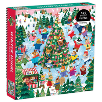 Winter Whirl 500-piece family winter puzzle