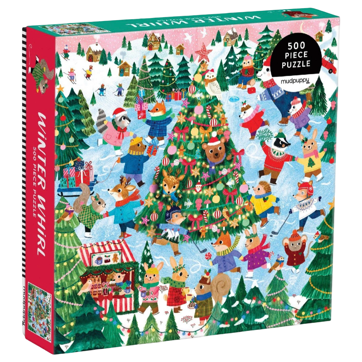 Winter Whirl 500-piece family winter puzzle