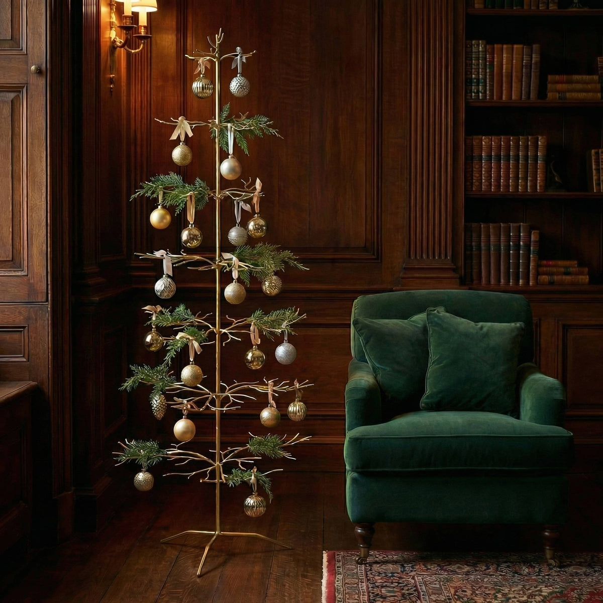 Ornament Trees: Gold / 36"