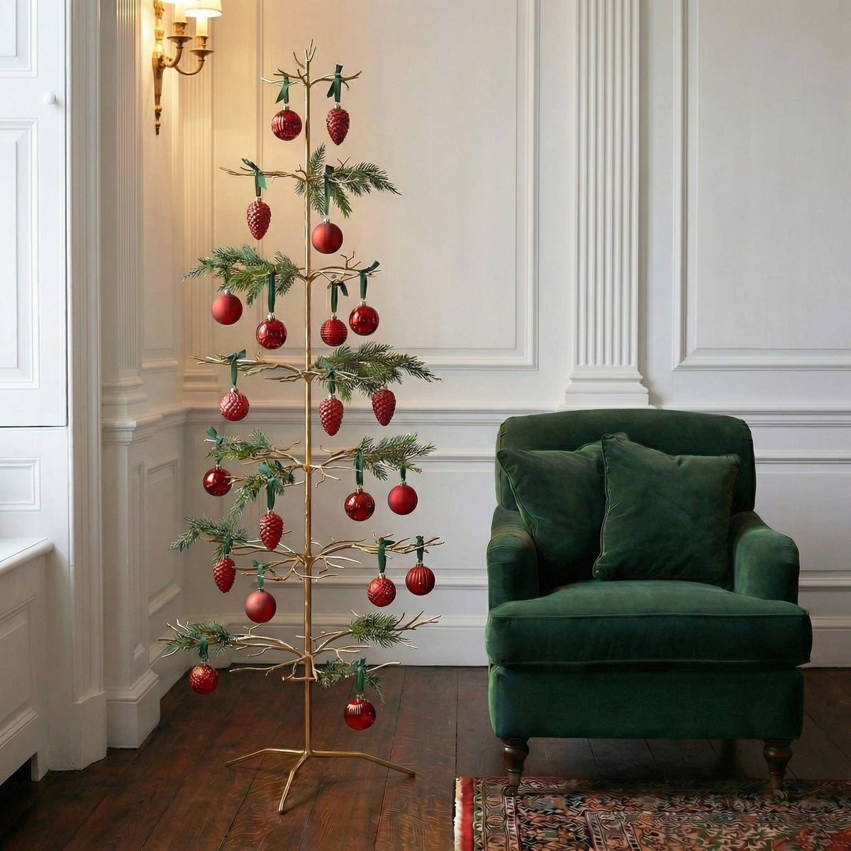 Ornament Trees: Gold / 36"