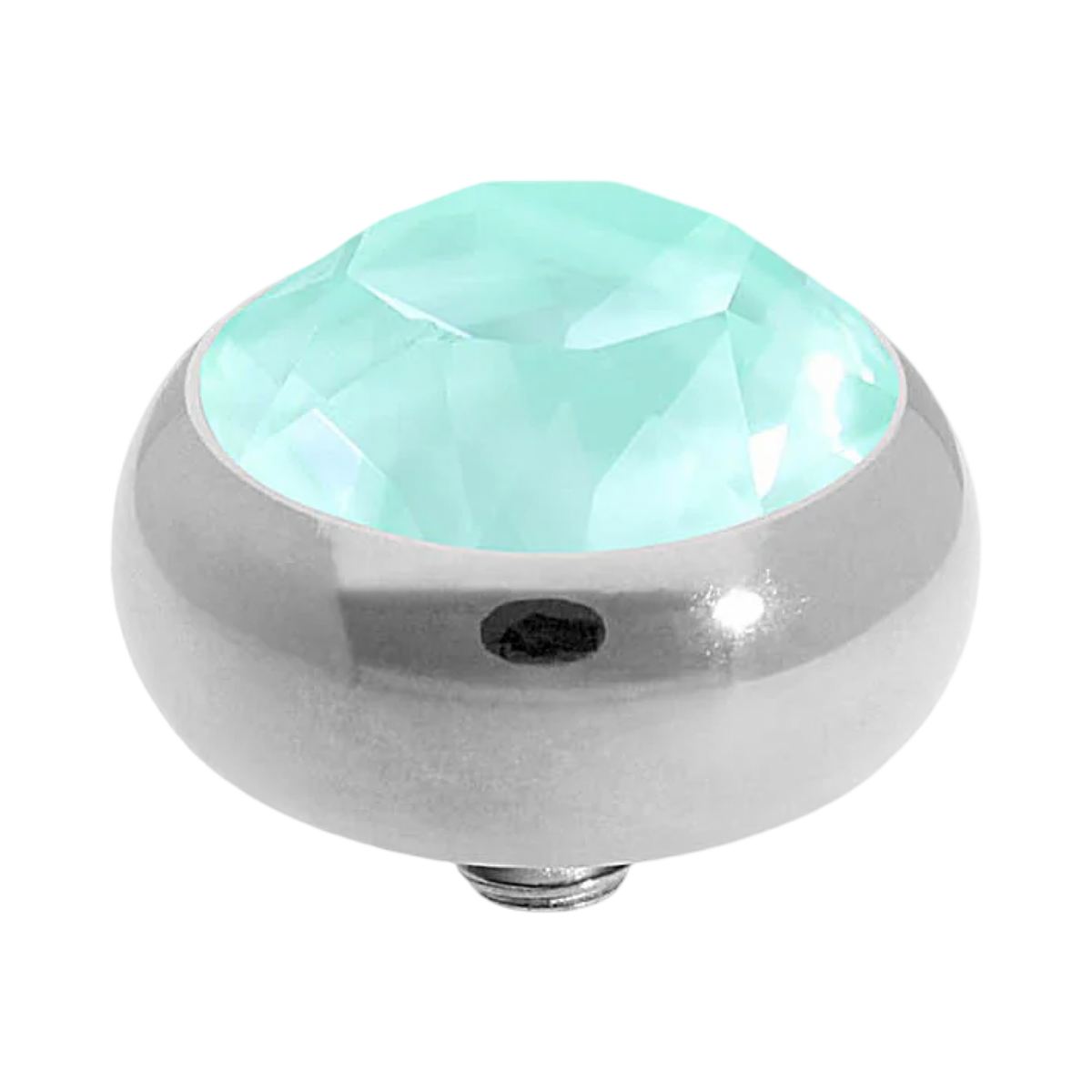 QUDO Sesto silver Green and Golden Collection, interchangeable jewelry, gold crystal topper, green crystal jewelry, golden crystal jewelry, QUDO topper, interchangeable ring topper, stackable jewelry, Swarovski crystal jewelry, luxury fashio
