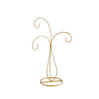 Gold & Silver 3 Arm Ornament Trees: Gold
