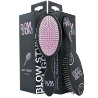 domdom purple wet brush hairbrush luxury haircare