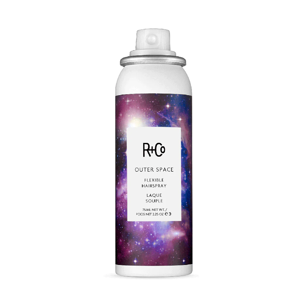 flexible hold for styling, R+Co hairspray

