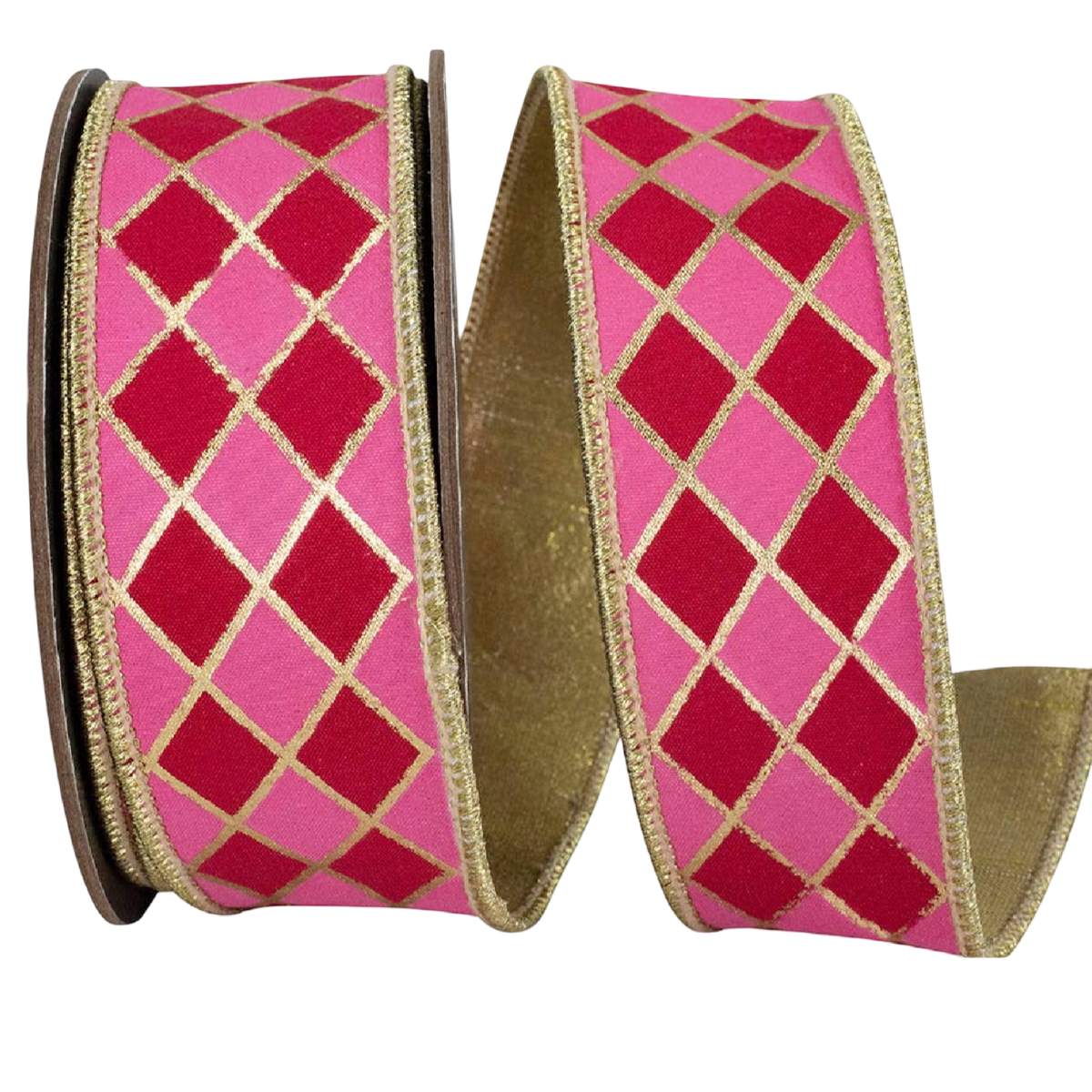 fuchsia-pink-diamond-elite-metallic-ribbon