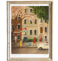 Janet Hill art print, Atticus Bailey print, whimsical art print, fine art paper print, 8.5x11 wall art, archival ink artwork, vintage-inspired illustration, bookish art decor, collectible art print, day off print Janet Hill