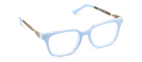 Peepers x Laura Park Sidebar +1.25 readers in Light Blue and Rosemary Stripe Lavender