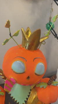 glittterville fairy gourdmother queen pumpkin halloween decor 