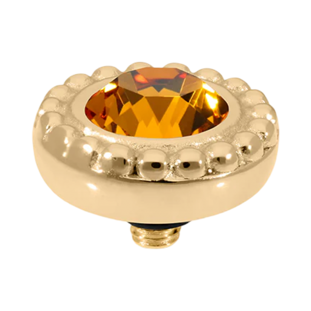 topaz qudo swarovski crystal top interchangeable jewelry 