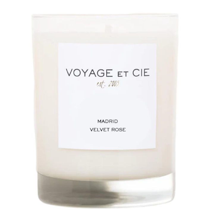 velvet rose voyage et cie highball candle