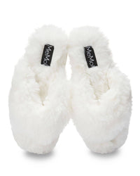 white memoi thong bedroom slippers